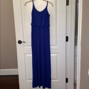 Blue maxi dress